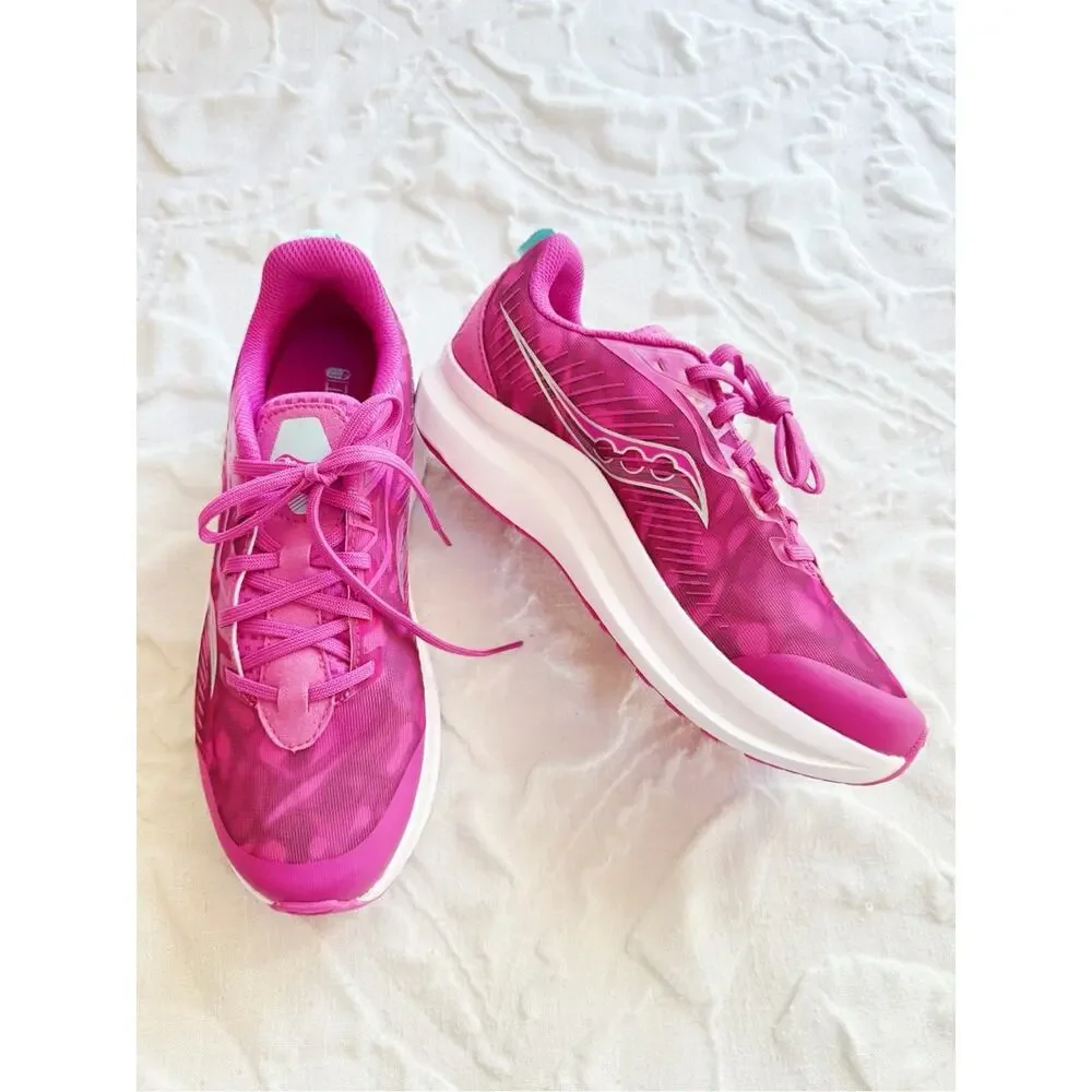 Saucony Endorphin Kidz Magenta Sneakers Size 6